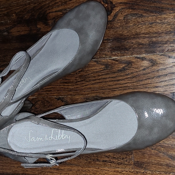 ❤️NEW Sam & Libby Gray Mary Jane Heels❤️Size 9 - Picture 3 of 12